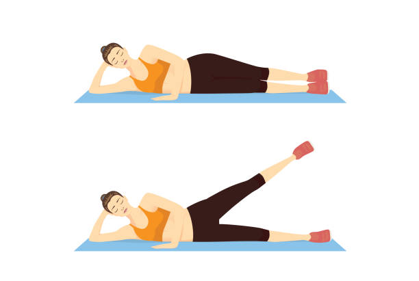 Side leg lifts exercises to lose belly fat