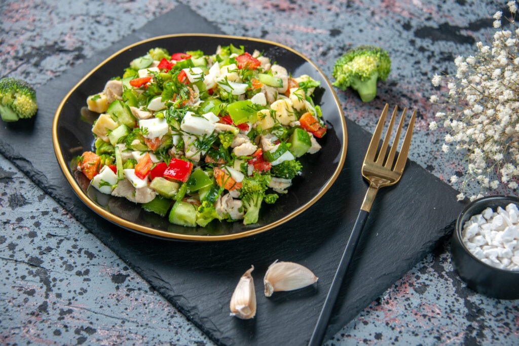 Fresh Broccoli Salad with Lemon Salad Recipes For Weight Loss