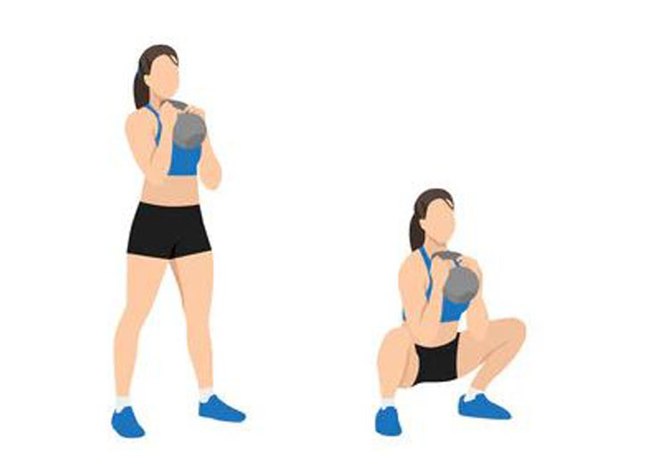 Dumbbell Goblet Squat 