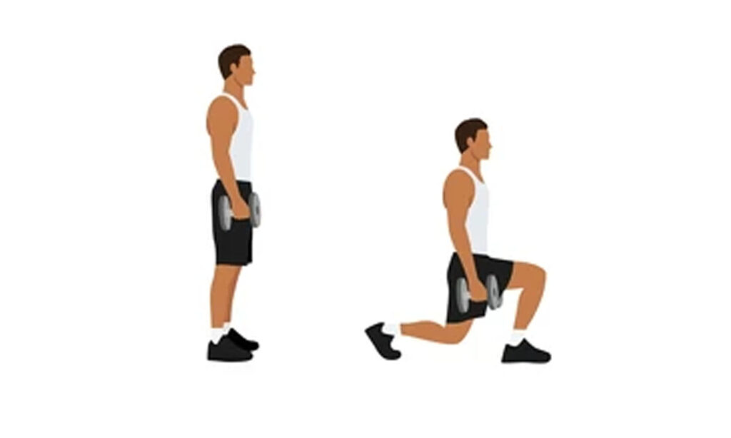 Dumbbell Lunges