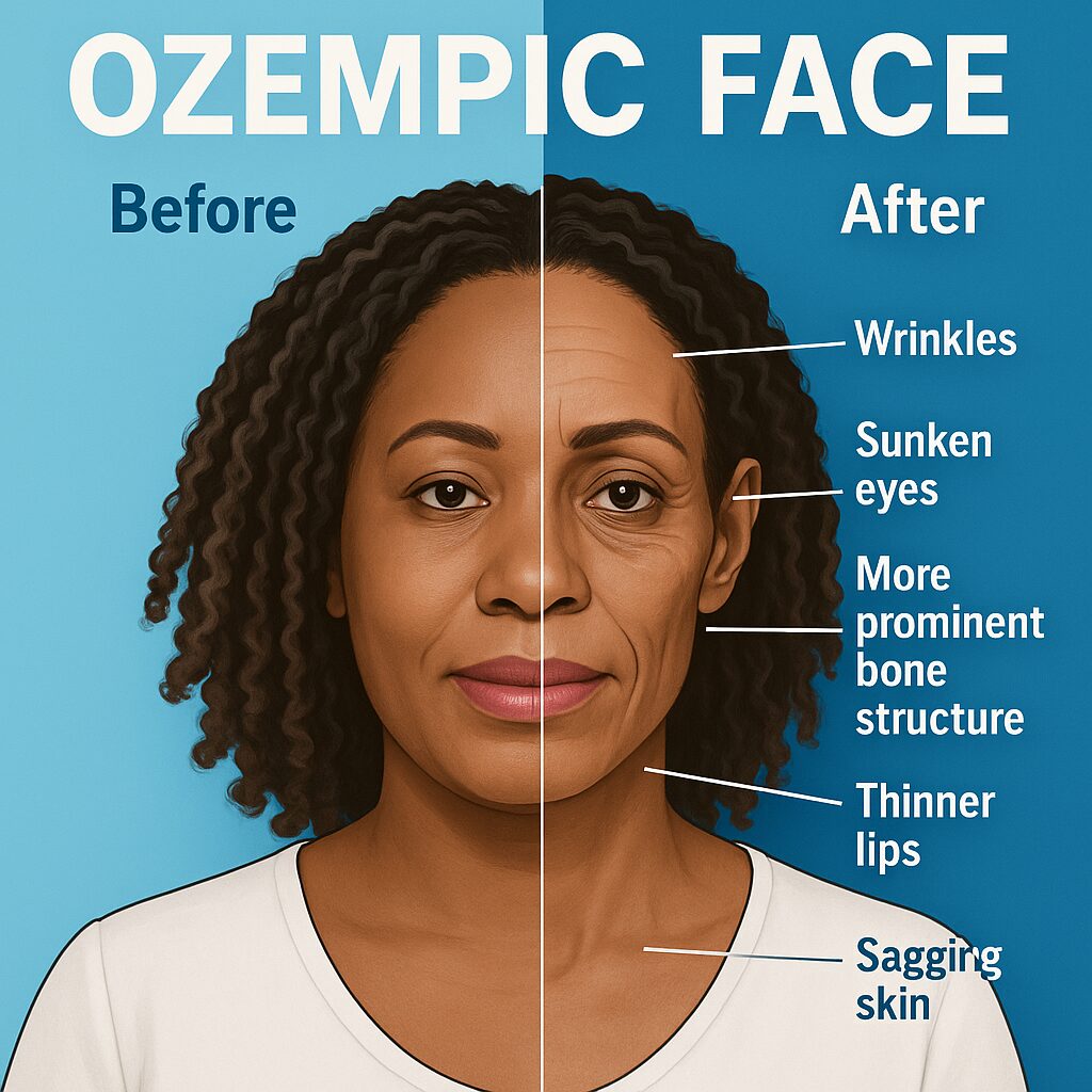  Ozempic Face - Face Before & After Weight Loss
